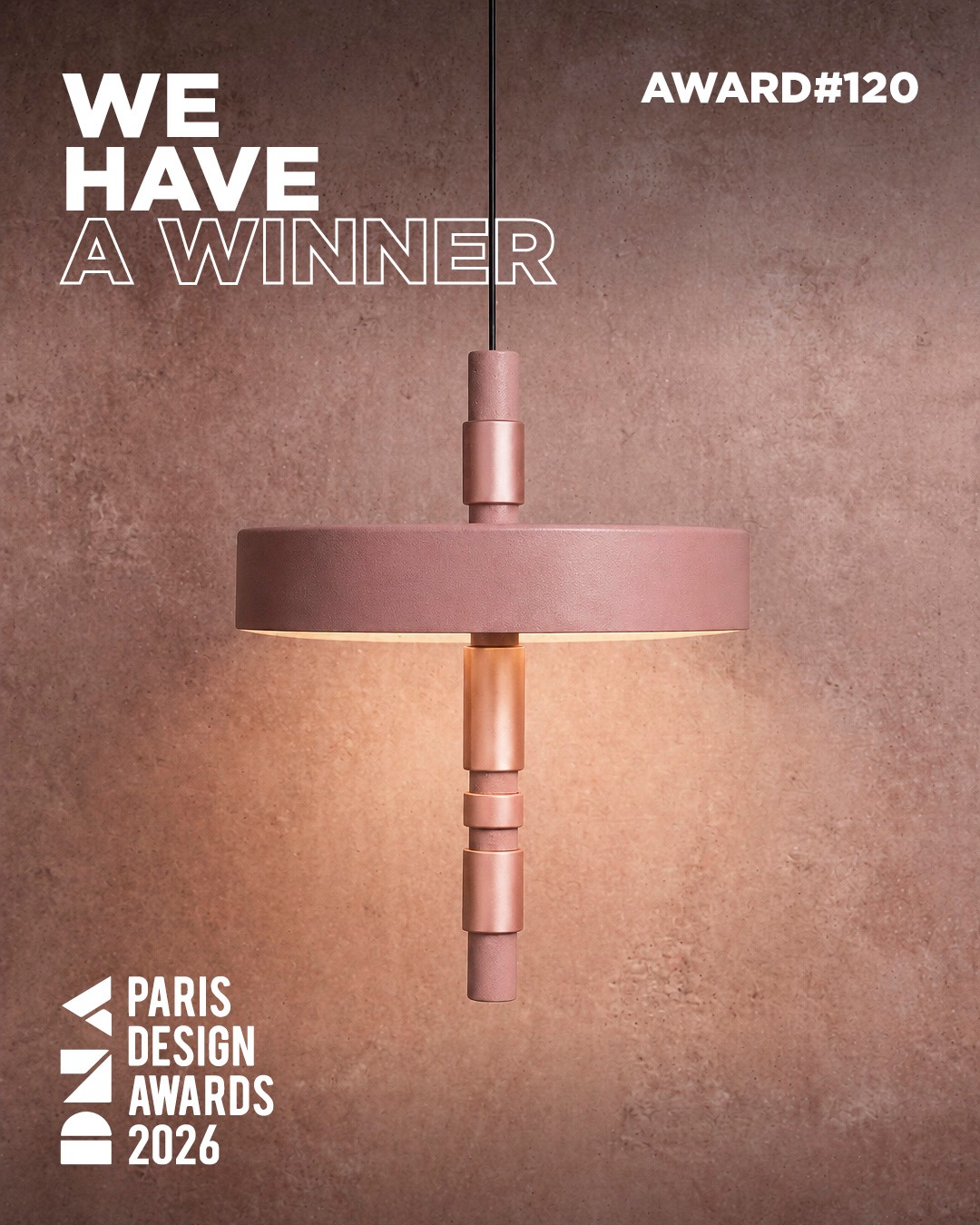 And counting… Award #120.
Our TOTM just won a DNA Paris Design Award.
Designed by Studio Bjorn Verlinde, TOTM plays with rhythm, colour and light — a sculptural presence that feels both playful and refined.
A new milestone.
And yes… we’re still counting.

#DARK #TOTM #DNADesignAwards #ParisDesignAwards #DesignAward #BelgianDesign #MadeInBelgium #LightingDesign #InteriorLighting #StudioBjornVerlinde

@studiobjornverlinde 
@dna_paris