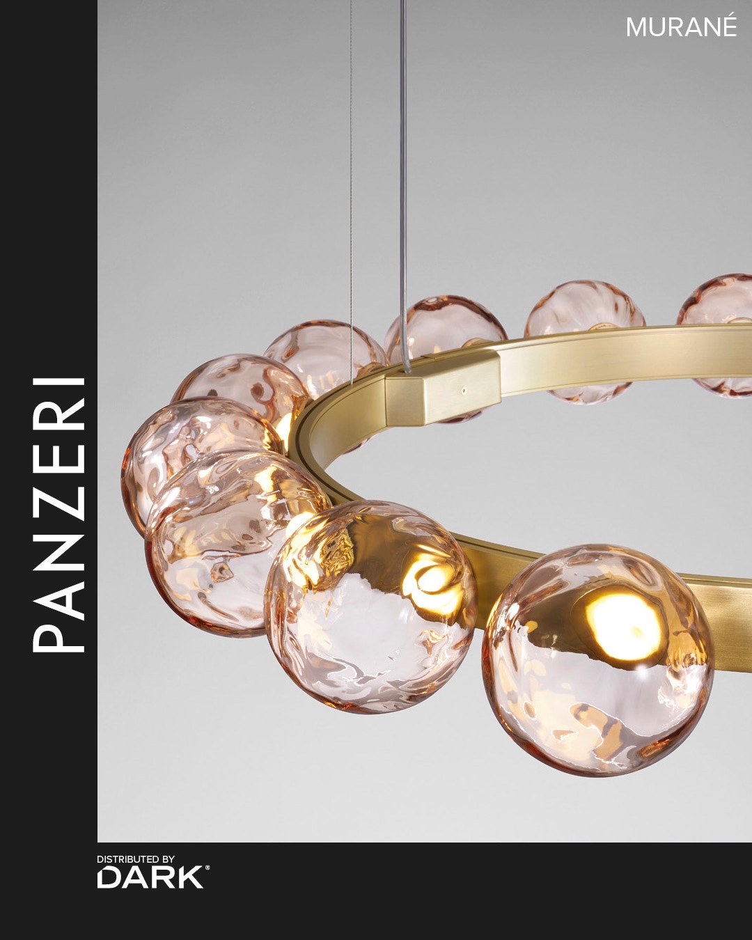 Meet two new colours: CARAMEL and PINK – adding warmth and softness to Murané’s hand-blown glass spheres with their signature wavy texture and hidden LED glow.
Use as single pendants or create custom clusters on wall or ceiling for a tailored lighting statement.
Murané is now available in Caramel, Pink, Bronze, Transparent, Smokey Grey and Forest Green.
Which new shade is your favourite? ✨

#Panzeri #Murane #DARKlighting #darkbe #interiordesign #design #designverlichting #ikkoopbelgisch #belgischmerk #belgiandesign #interieurdesign #interiordesign #productdesign #designlighting #lighting #verlichting #wealllovethedark