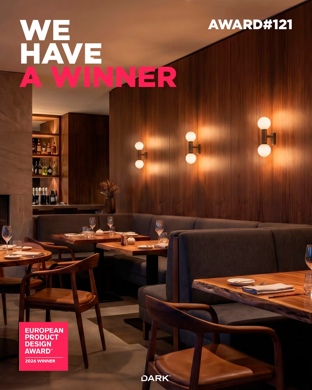 FUTAKO. Spotlight on a WINNER. 🏆

A European Product Design Award.
Our design award #121.
And another reason to love the DARK.

design / Dark Studio
Where would you picture FUTAKO? Tell us below. ↓

@europeanproductdesignaward 

#FUTAKO #EPDA #AwardWinner #LightingDesign #BelgianDesign #darklighting #wealllovethedark