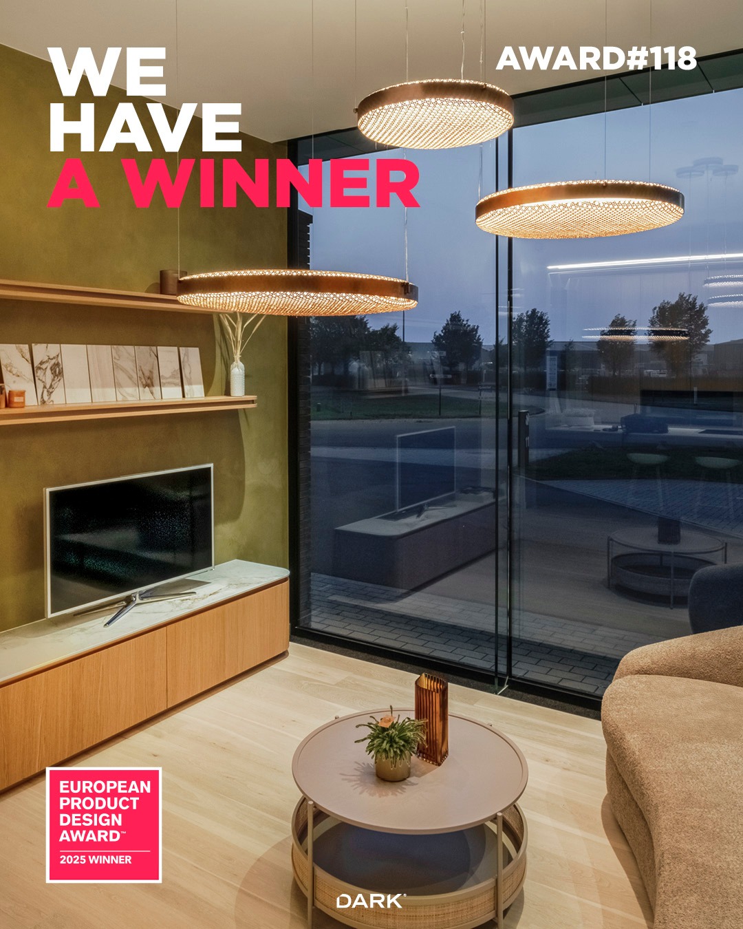 And… again. 🏆✨
EMANUELLE wins a European Product Design Award (EPDA).
Designed by @gregoiremaisondieu 
Starting the year the way we mean to go on: with great design.

#EPDA #EuropeanProductDesignAward #AwardWinner #ProductDesign #LightingDesign #DesignAward #InteriorDesign #darkbe #darklighting #interiordesign #design #designverlichting #ikkoopbelgisch #belgischmerk #belgiandesign #interieurdesign #interiordesign #productdesign #designlighting #lighting #verlichting #wealllovethedark

@europeanproductdesignaward
