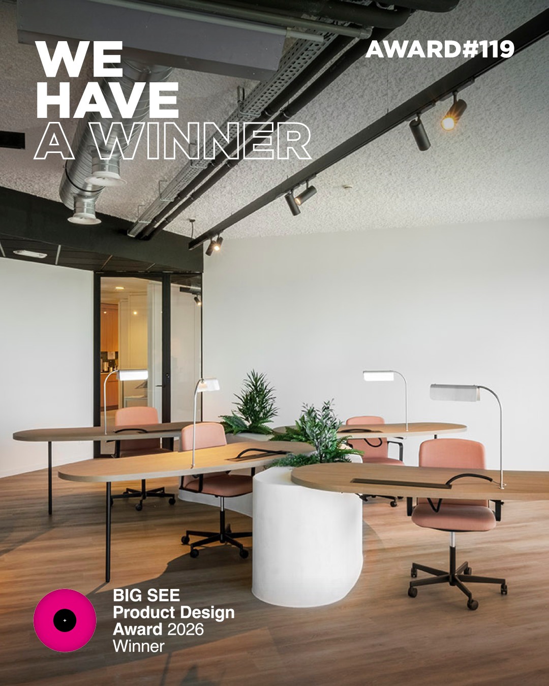 We have a WINNER! Award #119.
Designed by @anthonyboelaert , Bendit has been honored with a BIG SEE Product Design Award 2026.
With its refined silhouette and versatile character, Bendit is available in table, wall, wall XL and pendant versions. @bigsee.makesense 

#DARKLighting #Bendit #BIGSEE #ProductDesignAward #LightingDesign #darkbe #darklighting #interiordesign #design #designverlichting #ikkoopbelgisch #belgischmerk #belgiandesign #interieurdesign #interiordesign #productdesign #designlighting #lighting #verlichting #wealllovethedark
