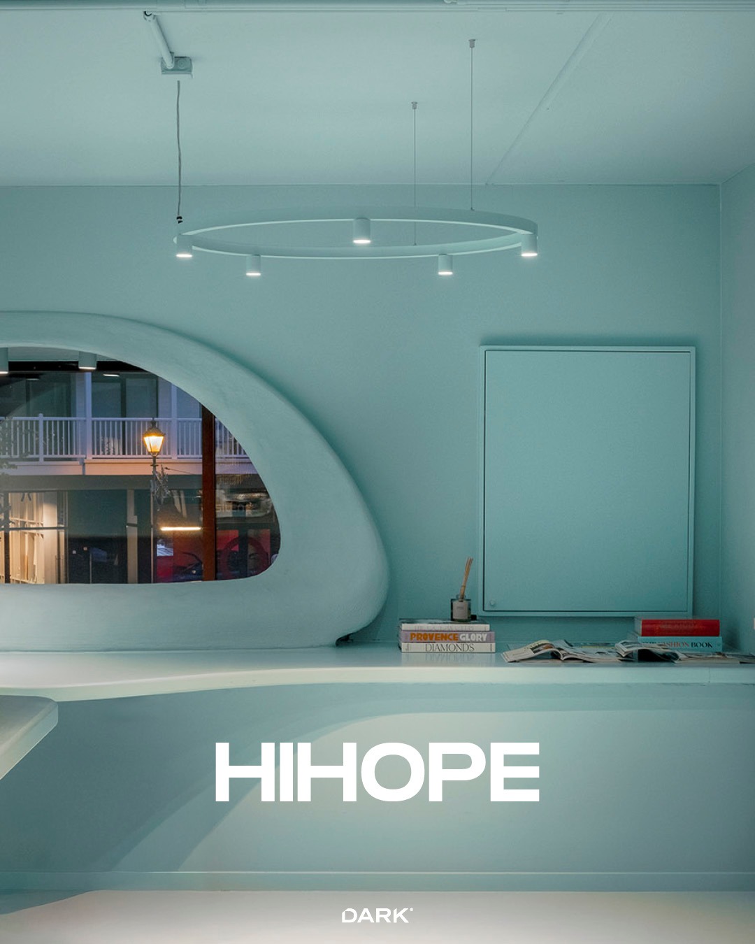 Meet our darling HIHOPE. ✨
A graphic circle floating effortlessly in space, punctuated by refined light points. HIHOPE combines architectural presence with a surprisingly light and elegant silhouette.
From intimate dining settings to meeting rooms and contemporary interiors—HIHOPE brings everything together.

#DARK #HIHOPE #LightingDesign #DesignLighting #MadeInBelgium #InteriorInspiration #ArchitecturalLighting