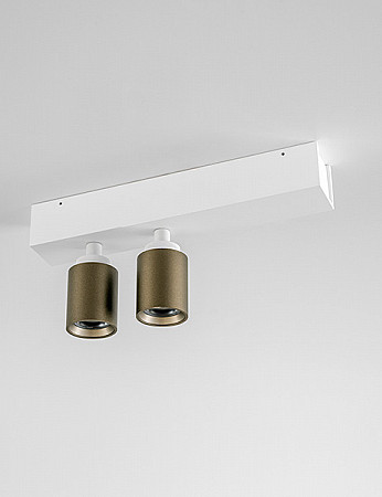 PETI BOX 2 - WHITE/BRONZE LIGHT